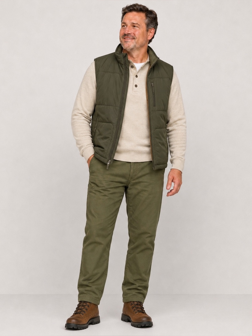 Orvis Tech Pant Utility Cargo Pants Outdoor Hiking Olive Green Mens 40x32 NWT